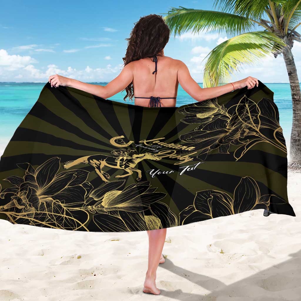 Personalized Louisiana Horse Racing Sarong 113th Anniversary Magnolia Blossom