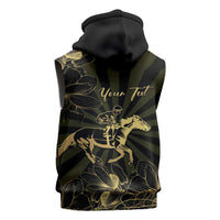 Personalized Louisiana Horse Racing Sleeveless Hoodie 113th Anniversary Magnolia Blossom