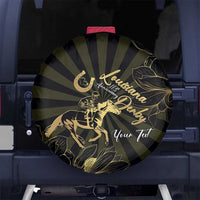 Personalized Louisiana Horse Racing Spare Tire Cover 113th Anniversary Magnolia Blossom