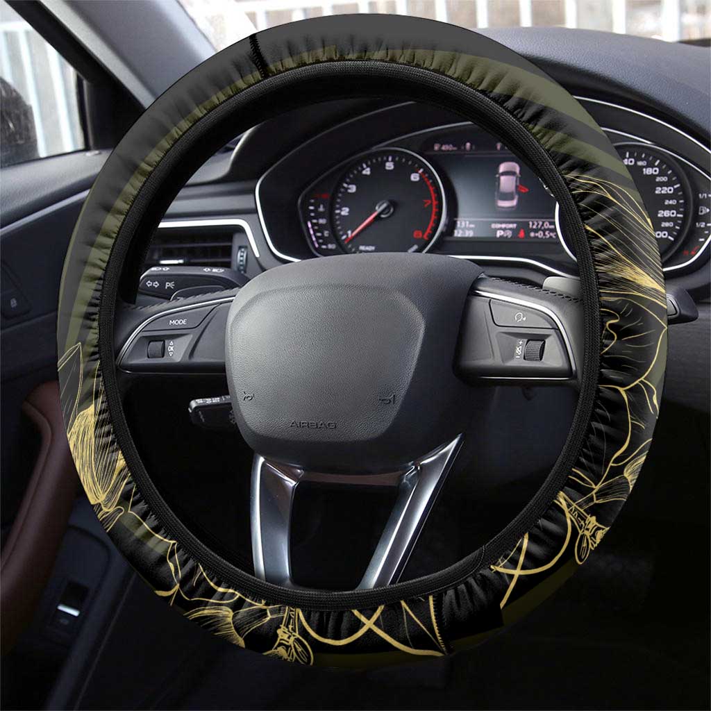 Louisiana Horse Racing Steering Wheel Cover 113th Anniversary Magnolia Blossom