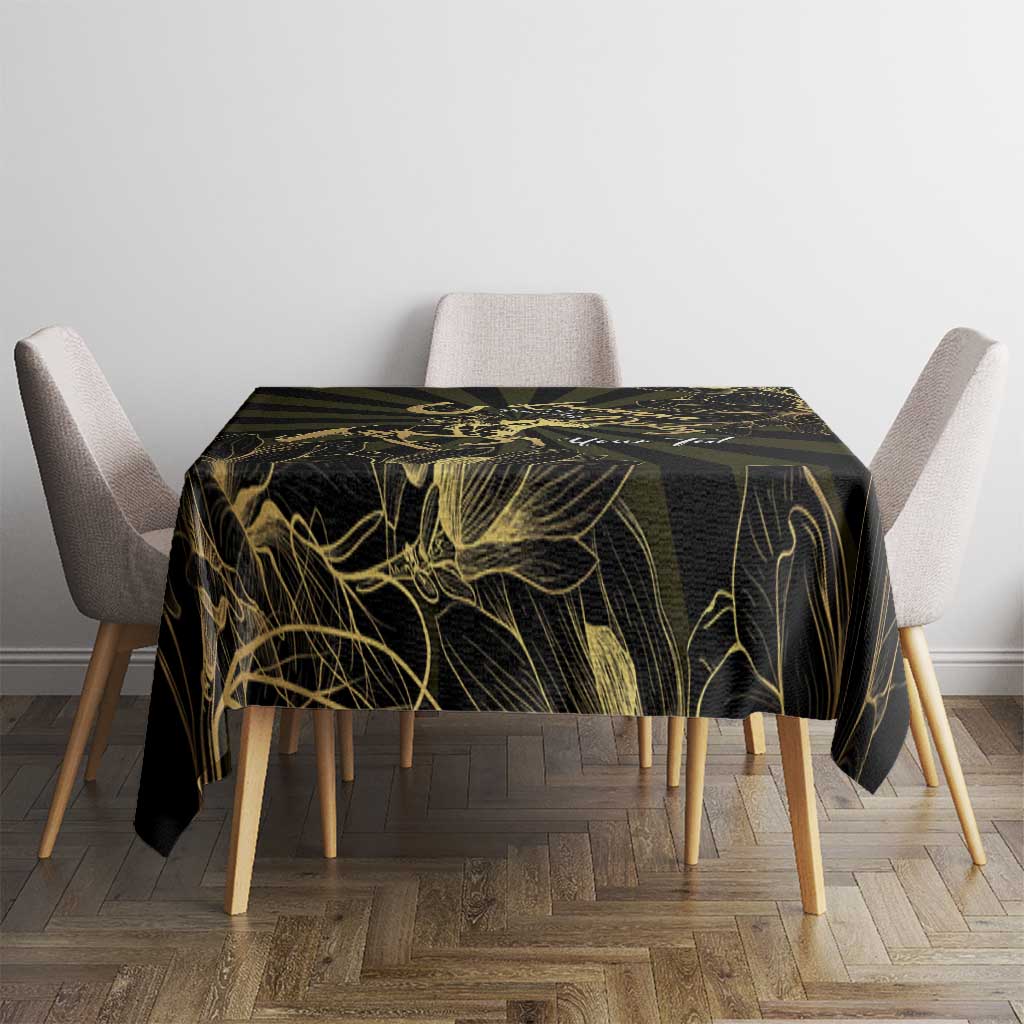 Personalized Louisiana Horse Racing Tablecloth 113th Anniversary Magnolia Blossom
