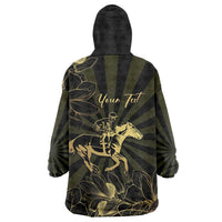 Personalized Louisiana Horse Racing Wearable Blanket Hoodie 113th Anniversary Magnolia Blossom