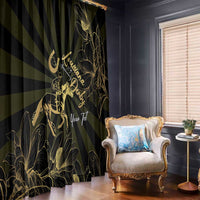 Personalized Louisiana Horse Racing Window Curtain 113th Anniversary Magnolia Blossom