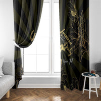 Personalized Louisiana Horse Racing Window Curtain 113th Anniversary Magnolia Blossom