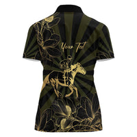 Personalized Louisiana Horse Racing Women Polo Shirt 113th Anniversary Magnolia Blossom