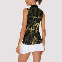 Personalized Louisiana Horse Racing Women Sleeveless Polo Shirt 113th Anniversary Magnolia Blossom