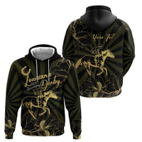 Personalized Louisiana Horse Racing Zip Hoodie 113th Anniversary Magnolia Blossom