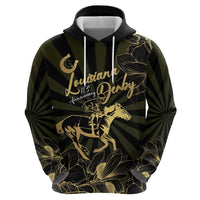 Personalized Louisiana Horse Racing Zip Hoodie 113th Anniversary Magnolia Blossom