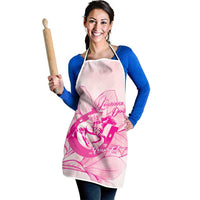 Personalized Louisiana Horse Racing Derby Apron Magnolia Blossom Horseshoe Pastel Pink