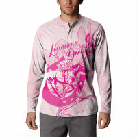 Personalized Louisiana Horse Racing Derby Button Sweatshirt Magnolia Blossom Horseshoe Pastel Pink
