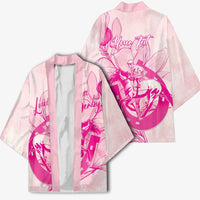 Personalized Louisiana Horse Racing Derby Kimono Magnolia Blossom Horseshoe Pastel Pink