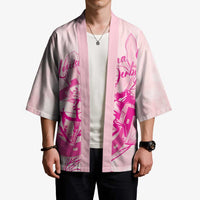 Personalized Louisiana Horse Racing Derby Kimono Magnolia Blossom Horseshoe Pastel Pink
