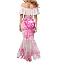 Personalized Louisiana Horse Racing Derby Mermaid Dress Magnolia Blossom Horseshoe Pastel Pink