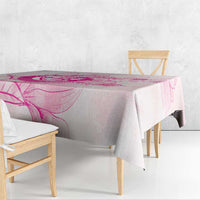 Personalized Louisiana Horse Racing Derby Tablecloth Magnolia Blossom Horseshoe Pastel Pink