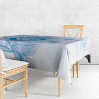 Personalized Louisiana Horse Racing Derby Tablecloth Magnolia Blossom Horseshoe Pastel Blue