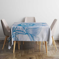 Personalized Louisiana Horse Racing Derby Tablecloth Magnolia Blossom Horseshoe Pastel Blue