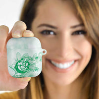 Personalized Louisiana Horse Racing Derby AirPods Case Magnolia Blossom Horseshoe Pastel Green