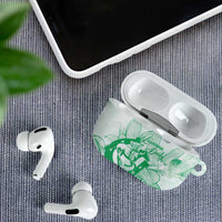 Personalized Louisiana Horse Racing Derby AirPods Case Magnolia Blossom Horseshoe Pastel Green