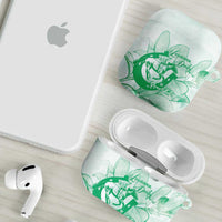 Personalized Louisiana Horse Racing Derby AirPods Case Magnolia Blossom Horseshoe Pastel Green