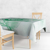 Personalized Louisiana Horse Racing Derby Tablecloth Magnolia Blossom Horseshoe Pastel Green
