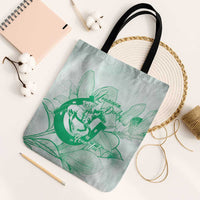 Personalized Louisiana Horse Racing Derby Tote Bag Magnolia Blossom Horseshoe Pastel Green
