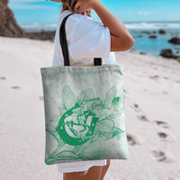 Personalized Louisiana Horse Racing Derby Tote Bag Magnolia Blossom Horseshoe Pastel Green