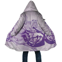 Personalized Louisiana Horse Racing Derby Cloak Magnolia Blossom Horseshoe Pastel Purple
