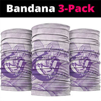 Personalized Louisiana Horse Racing Derby Neck Gaiter Magnolia Blossom Horseshoe Pastel Purple