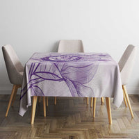 Personalized Louisiana Horse Racing Derby Tablecloth Magnolia Blossom Horseshoe Pastel Purple
