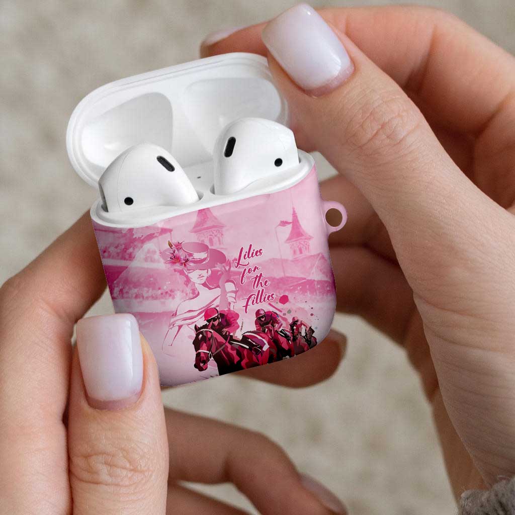 Kentucky Horse Racing Oaks AirPods Case Lilies For The Fillies