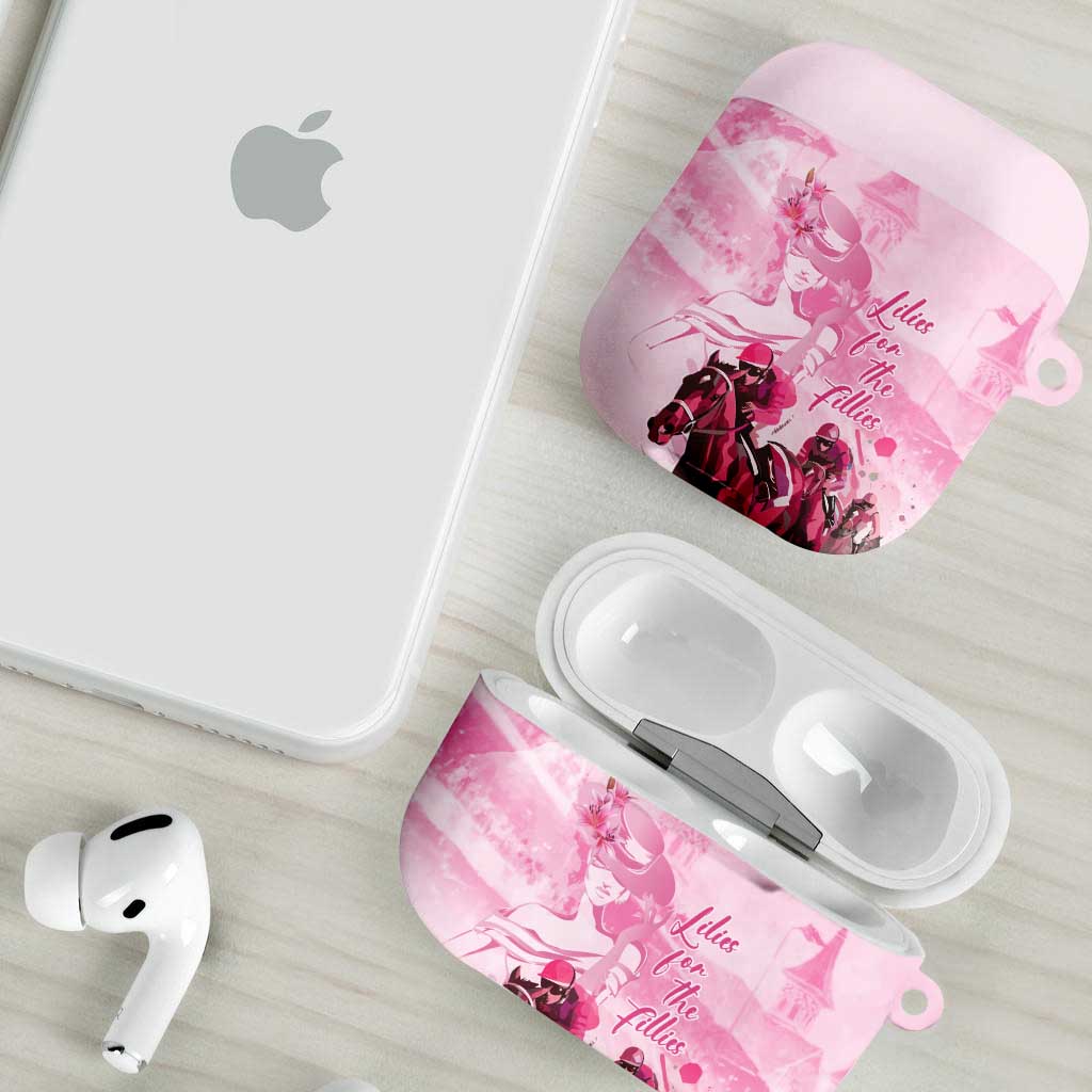 Kentucky Horse Racing Oaks AirPods Case Lilies For The Fillies