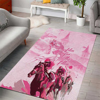 Kentucky Horse Racing Oaks Area Rug Lilies For The Fillies