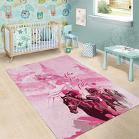 Kentucky Horse Racing Oaks Area Rug Lilies For The Fillies
