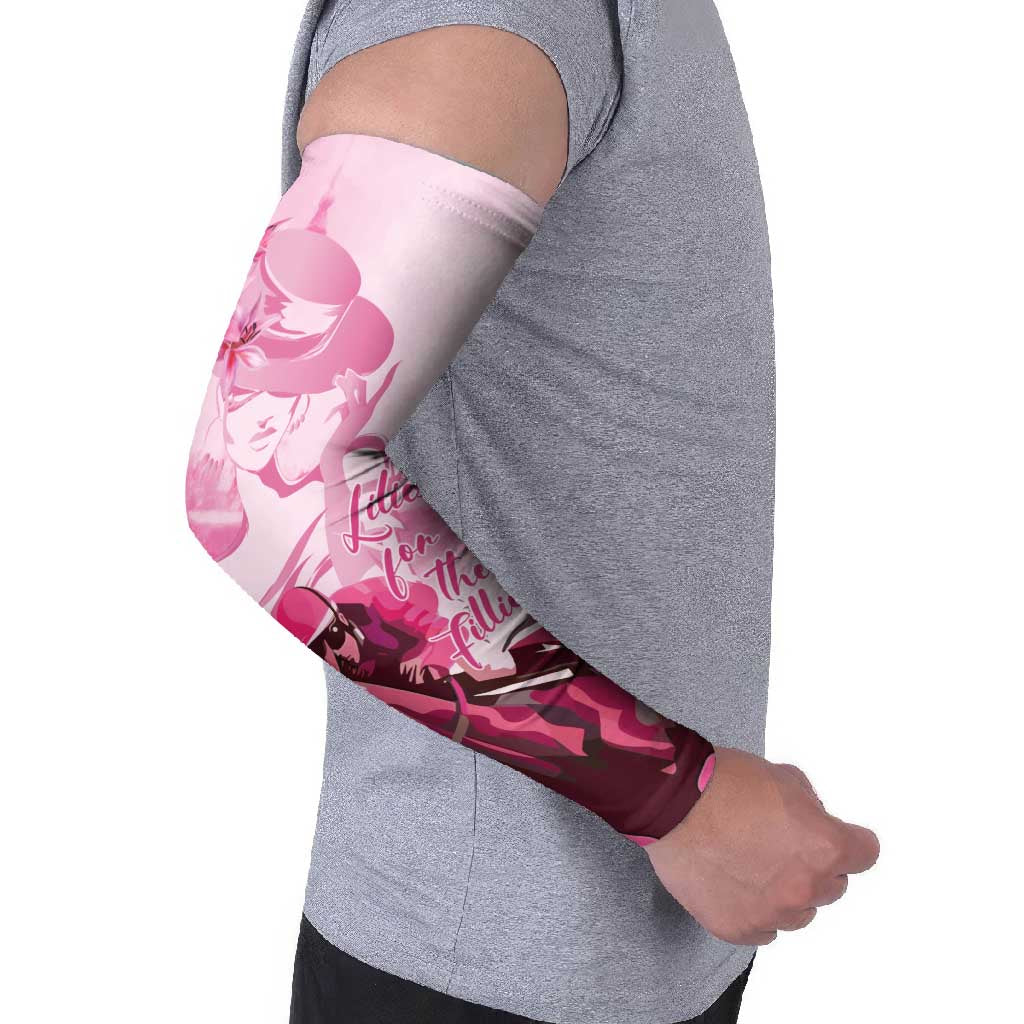 Kentucky Horse Racing Oaks Arm Sleeves Lilies For The Fillies