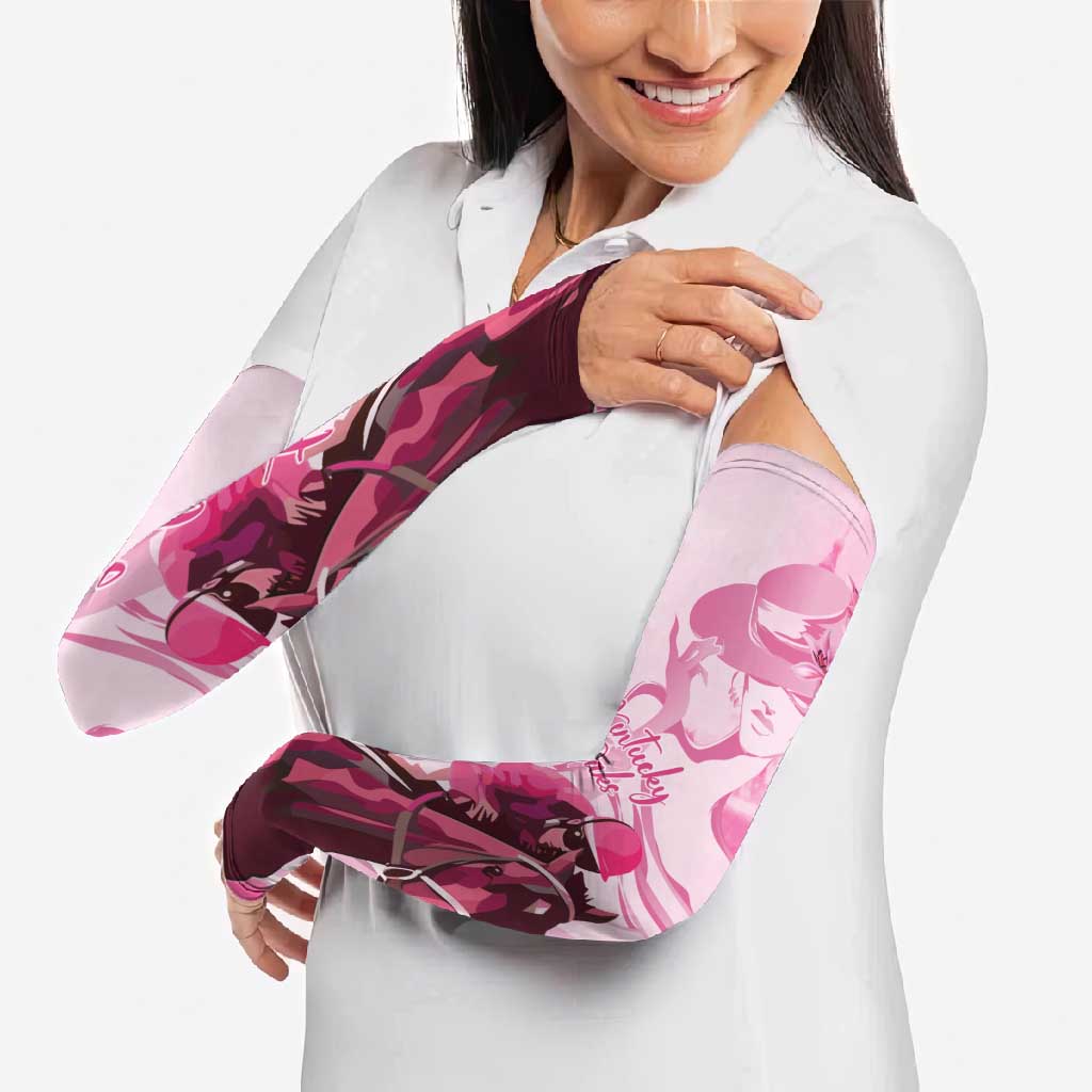 Kentucky Horse Racing Oaks Arm Sleeves Lilies For The Fillies