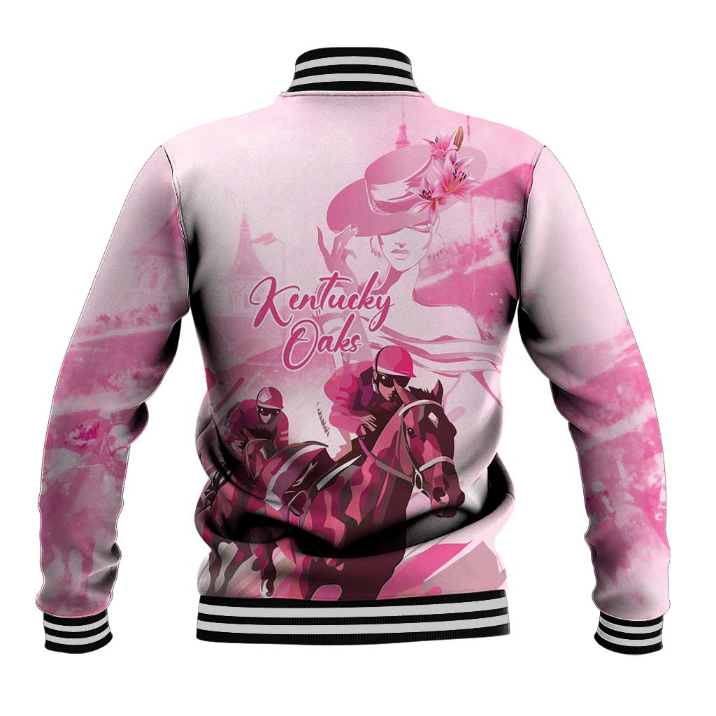 Kentucky Horse Racing Oaks Baseball Jacket Lilies For The Fillies