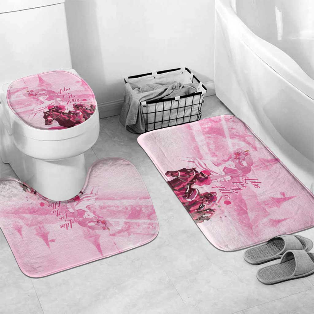 Kentucky Horse Racing Oaks Bathroom Set Lilies For The Fillies