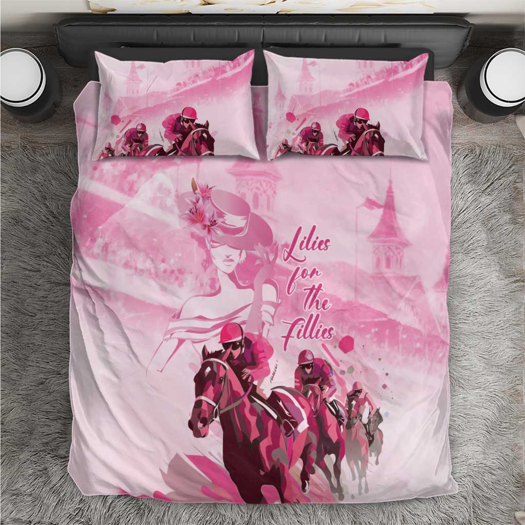 Kentucky Horse Racing Oaks Bedding Set Lilies For The Fillies