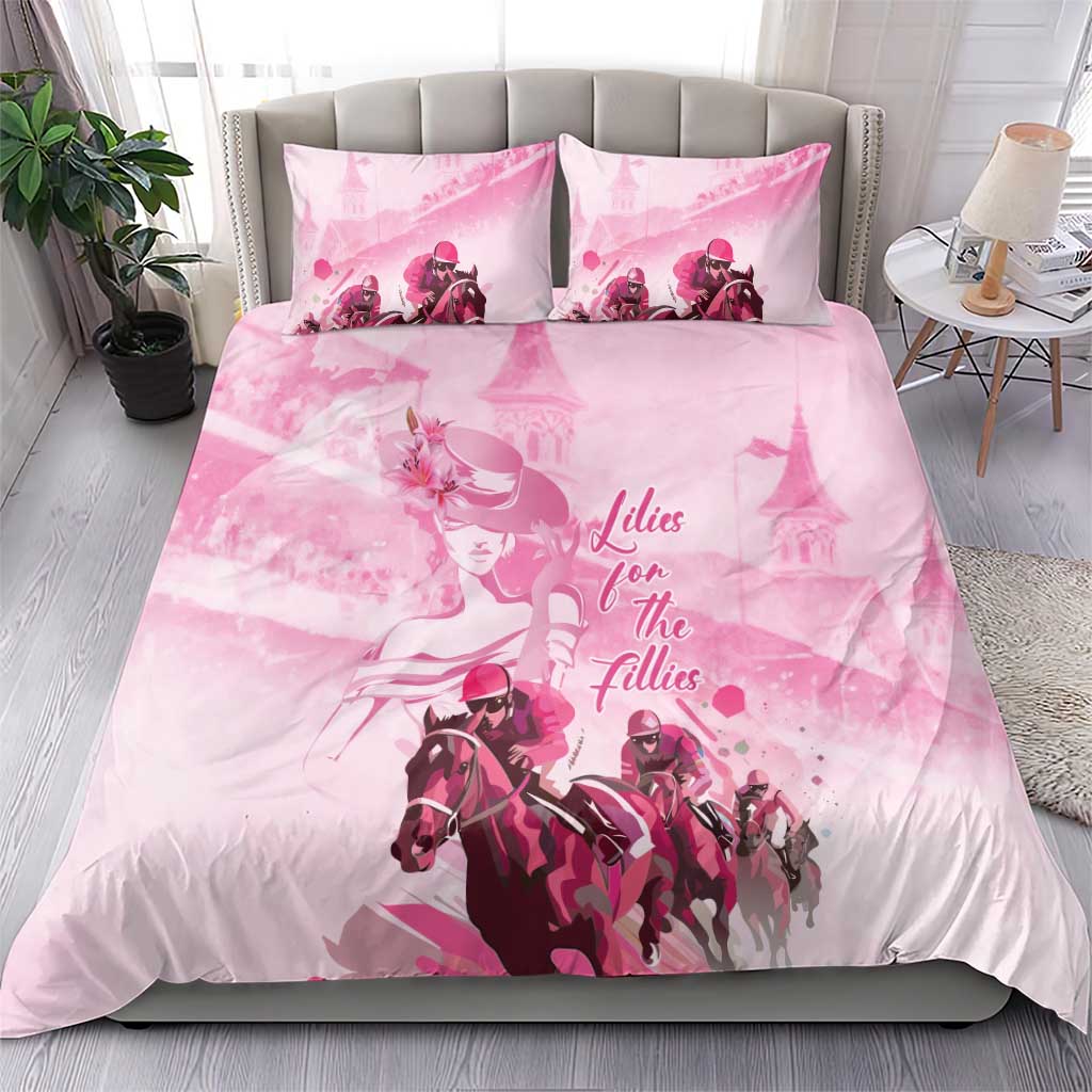 Kentucky Horse Racing Oaks Bedding Set Lilies For The Fillies