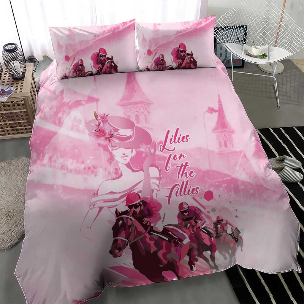 Kentucky Horse Racing Oaks Bedding Set Lilies For The Fillies