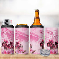 Kentucky Horse Racing Oaks 4 in 1 Can Cooler Tumbler Lilies For The Fillies
