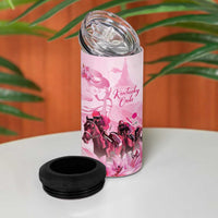 Kentucky Horse Racing Oaks 4 in 1 Can Cooler Tumbler Lilies For The Fillies