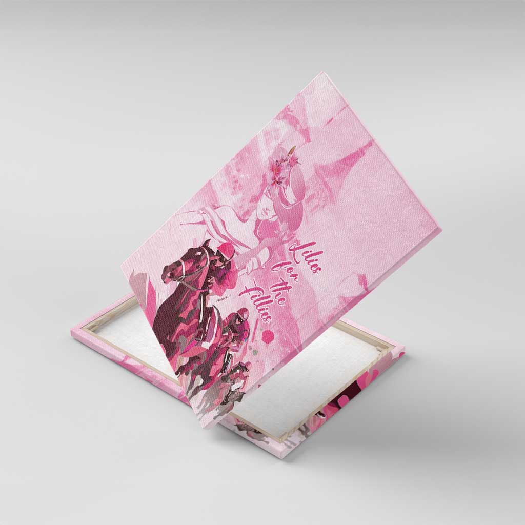 Kentucky Horse Racing Oaks Canvas Wall Art Lilies For The Fillies