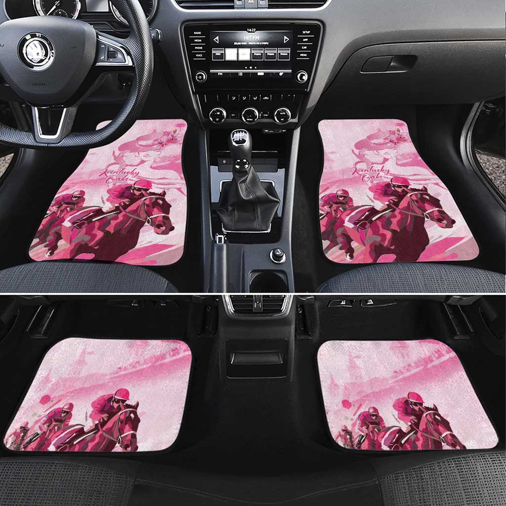 Kentucky Horse Racing Oaks Car Mats Lilies For The Fillies