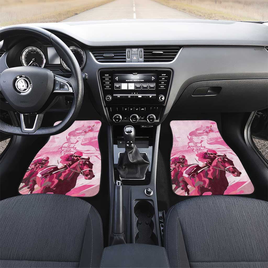Kentucky Horse Racing Oaks Car Mats Lilies For The Fillies