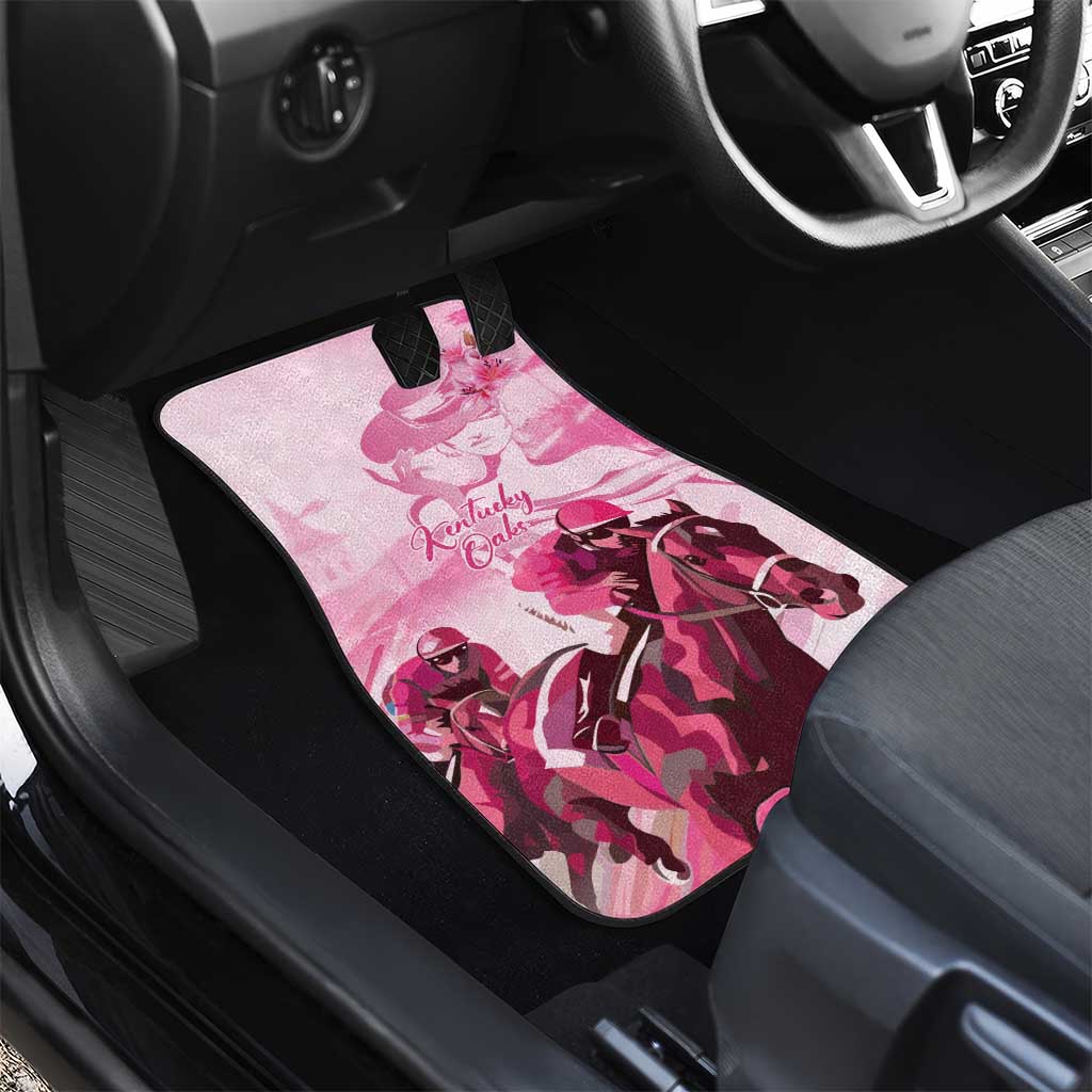 Kentucky Horse Racing Oaks Car Mats Lilies For The Fillies