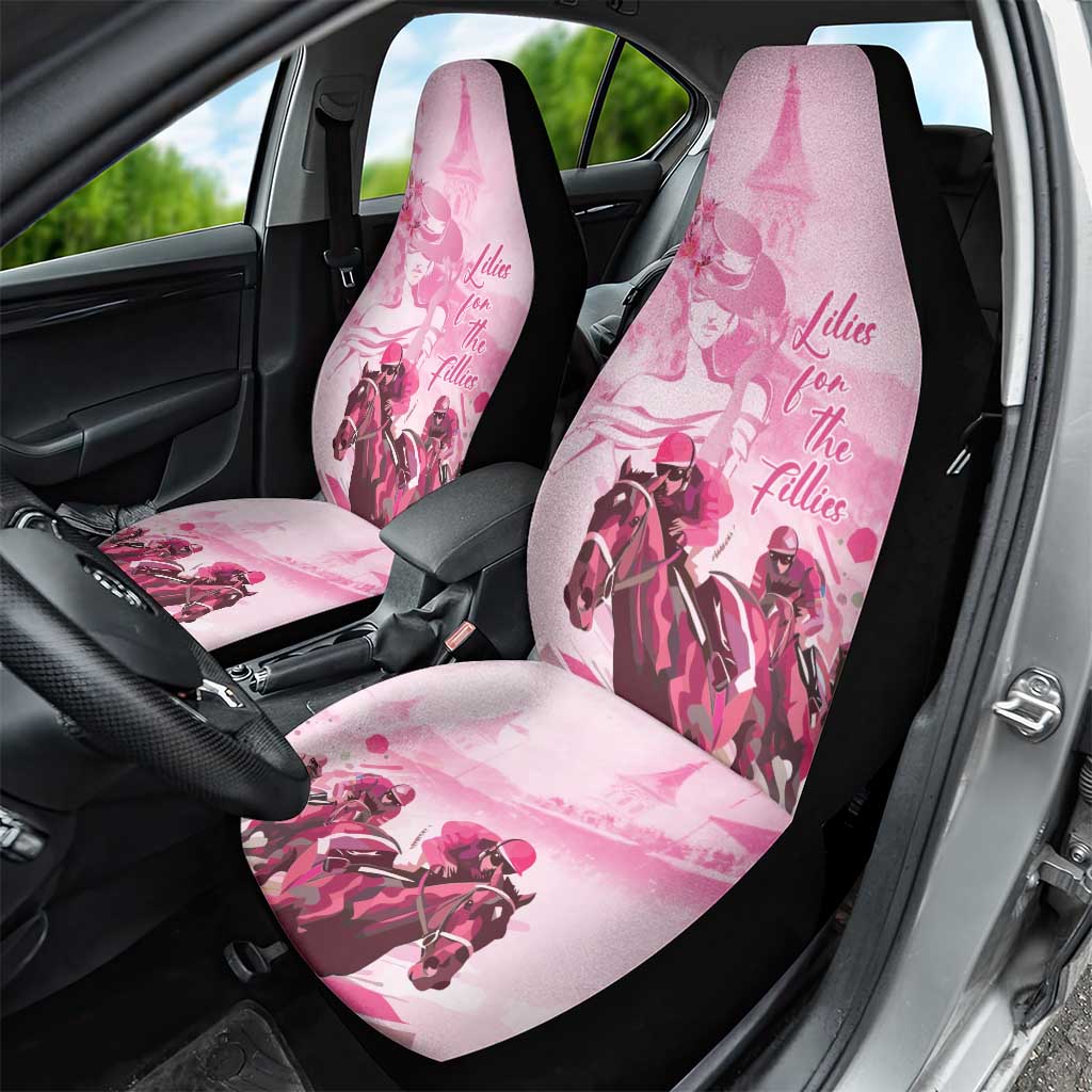 Kentucky Horse Racing Oaks Car Seat Cover Lilies For The Fillies
