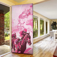 Kentucky Horse Racing Oaks Door Cover Lilies For The Fillies