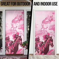 Kentucky Horse Racing Oaks Door Cover Lilies For The Fillies