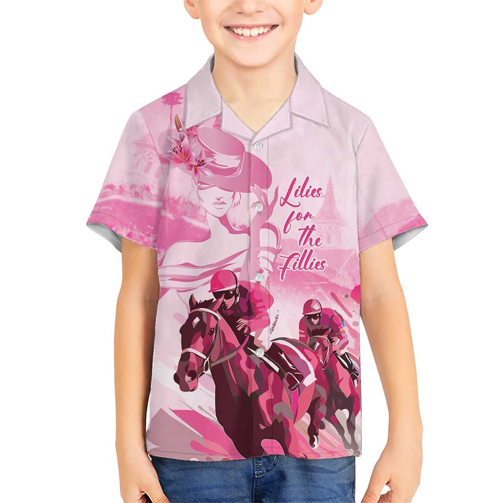 Kentucky Horse Racing Oaks Hawaiian Shirt Lilies For The Fillies